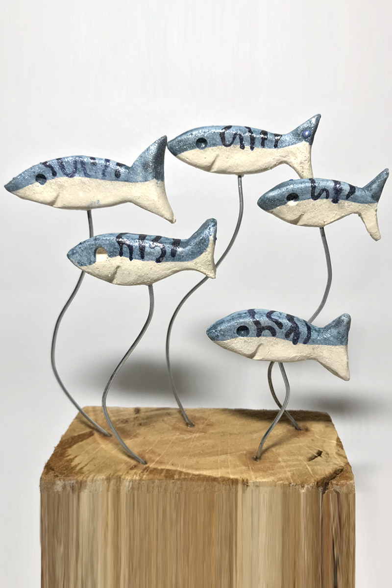 Ceramic fish by Ashley James